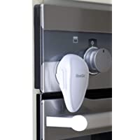 Los mejores  - BeeGo Bloqueo de seguridad para horno- protege a bebés y niños pequeños- fácil de instalar (1 cerradura) blanco blanco…